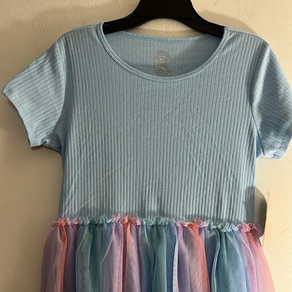 NEW Wonder Nation Girls Short Sleeve Tutu Dress, Size 14 - Picture 3 of 7